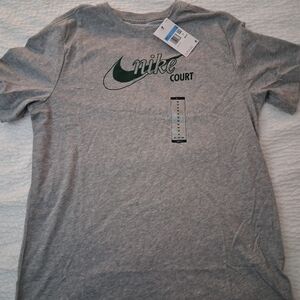 Nike Court Gray Short Sleeve Tee